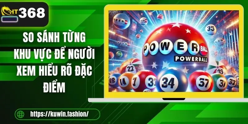 So sánh từng khu vực để người xem hiểu rõ đặc điểm